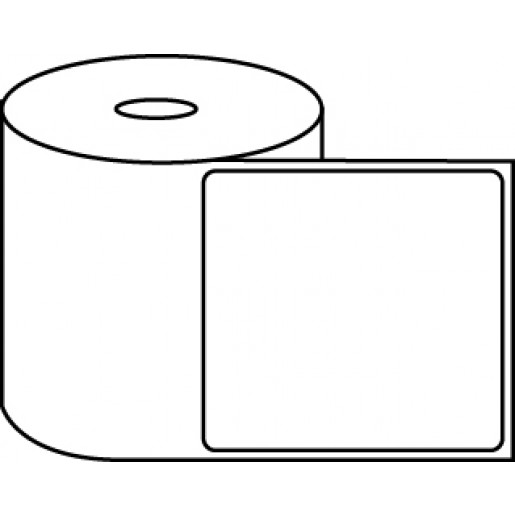 4" x 4" Thermal Label Roll - 1" Core / 4" Outer Diameter